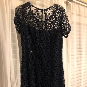 Navy Blue midi dress, worn once!